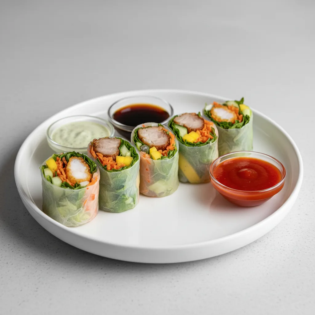 Chashu Shrimp Spring Roll Chashu Shrimp Spring Roll