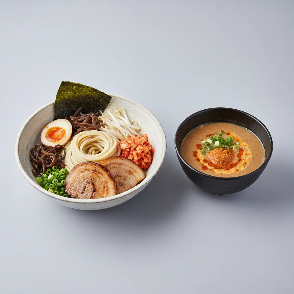 Spicy Kimchi Tonkotsu Tsukemen Spicy Kimchi Tonkotsu Tsukemen