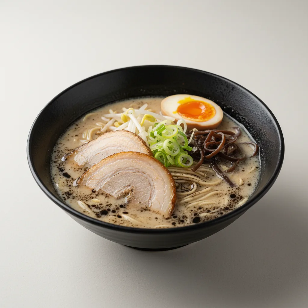 Black Garlic Tonkotsu Ramen Black Garlic Tonkotsu Ramen