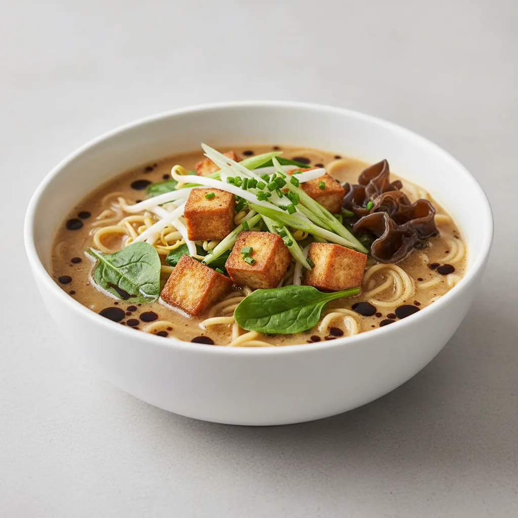 Tofu and Vegetable Miso Ramen Tofu and Vegetable Miso Ramen