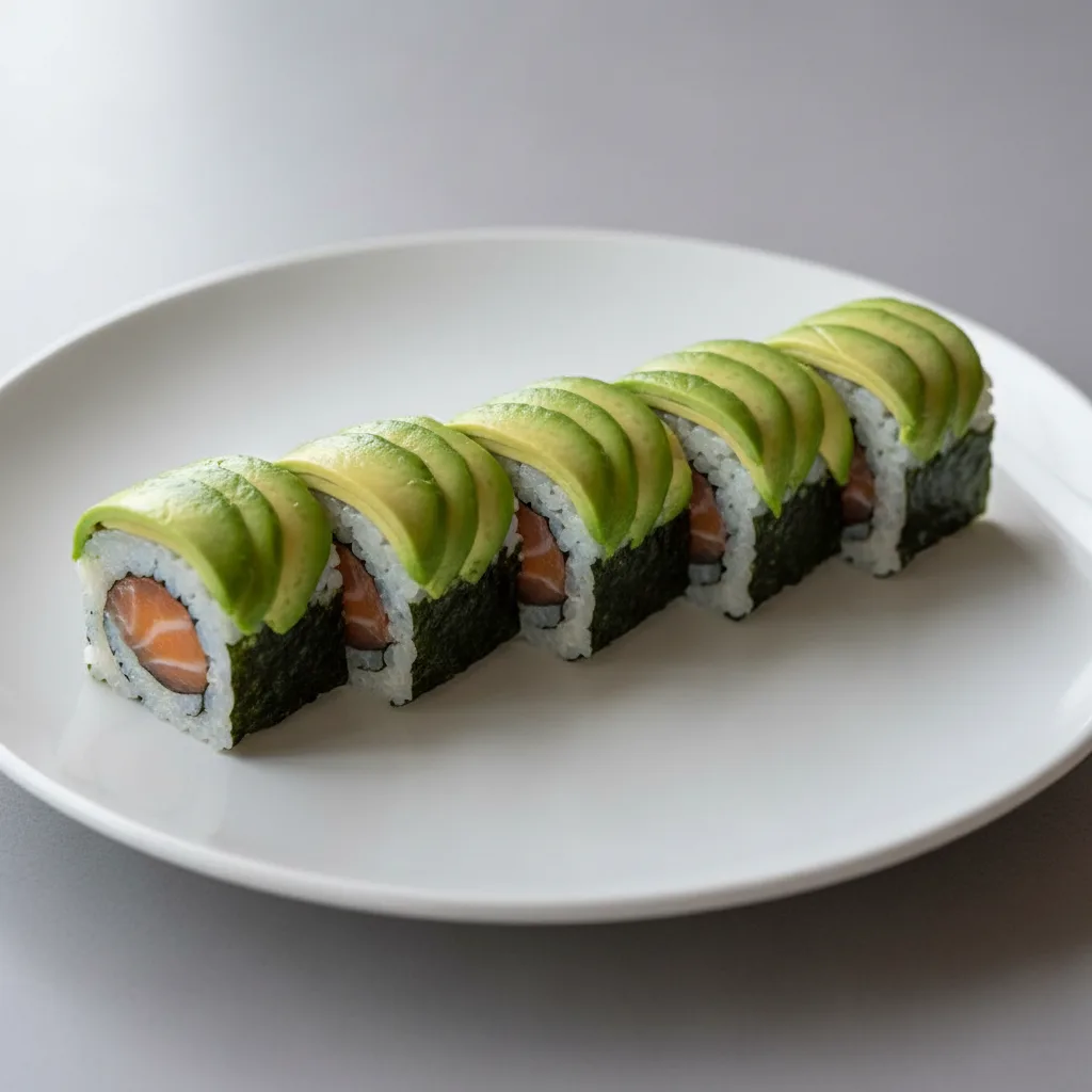 Salmon Avocado Roll Salmon Avocado Roll