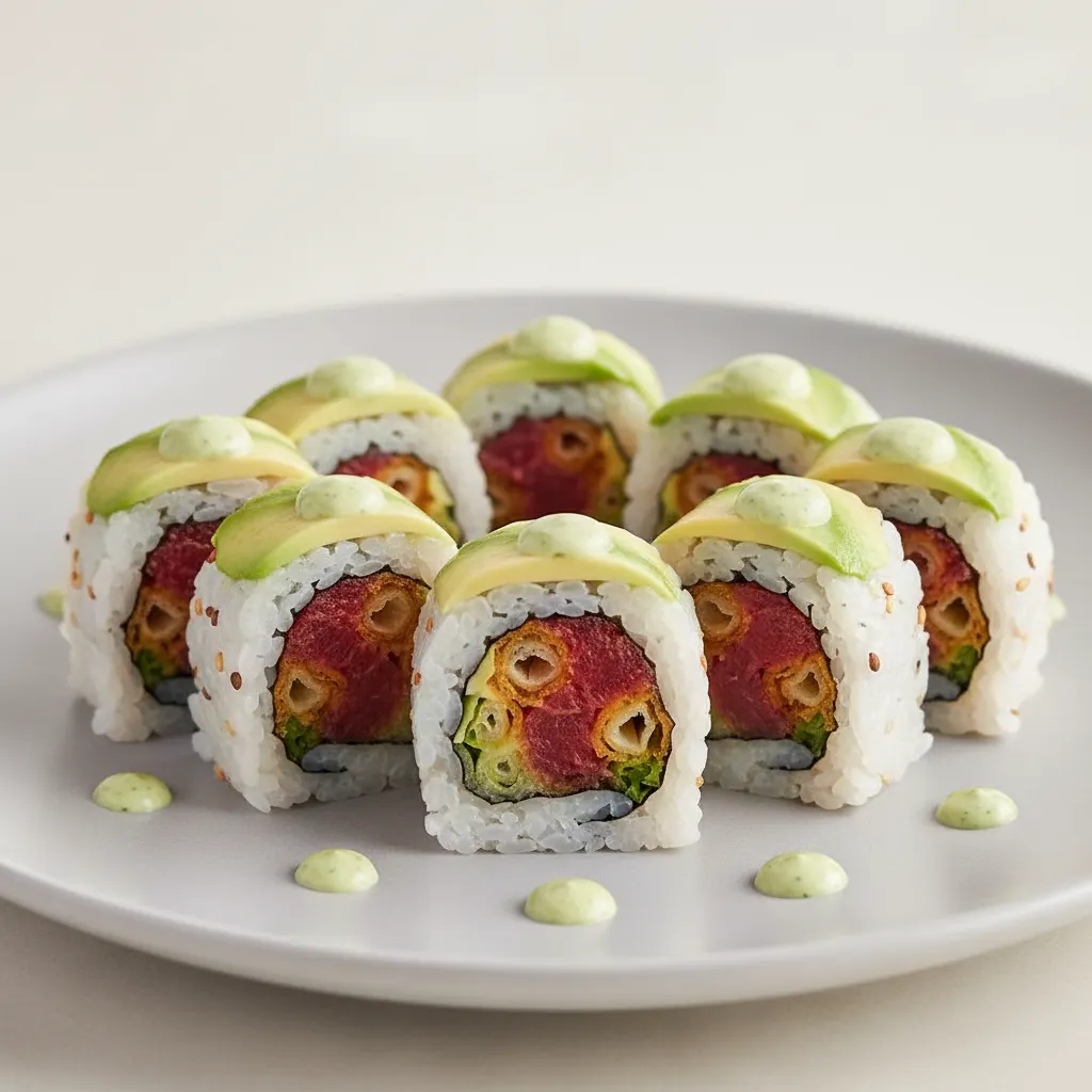 Spicy Tuna Crunch Roll Spicy Tuna Crunch Roll