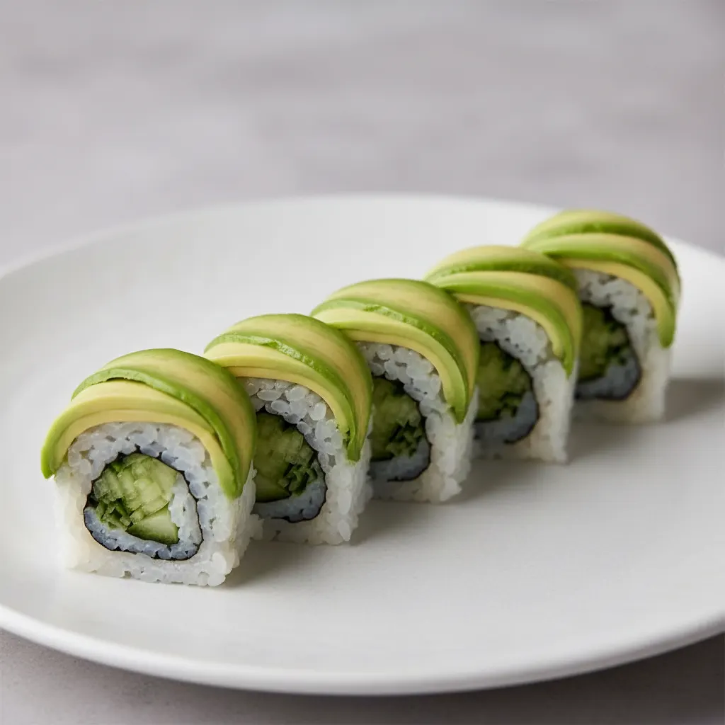 Avocado Cucumber Roll Avocado Cucumber Roll