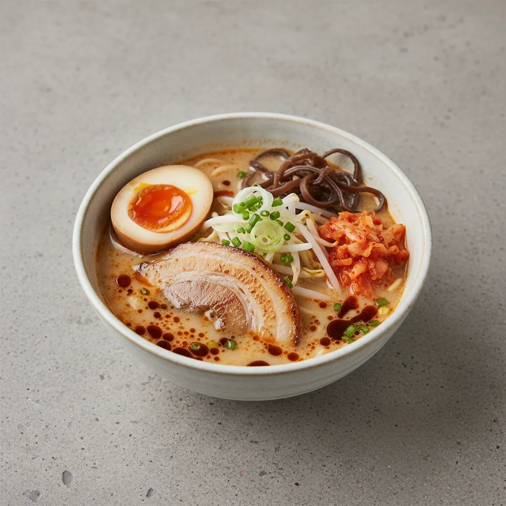 Small Spicy Black Garlic Oil Tonkotsu Ramen Small Spicy Black Garlic Oil Tonkotsu Ramen