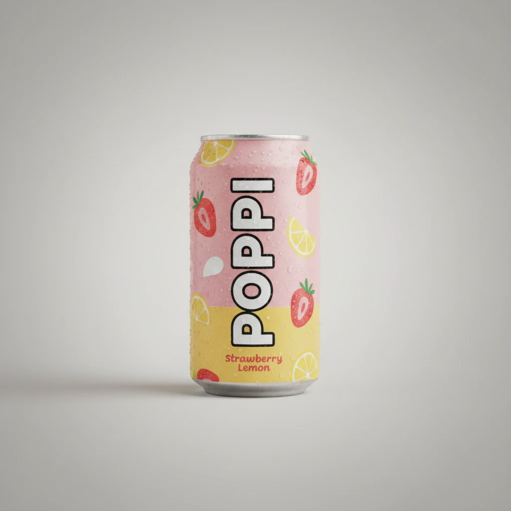 Strawberry Lemon Poppi Strawberry Lemon Poppi