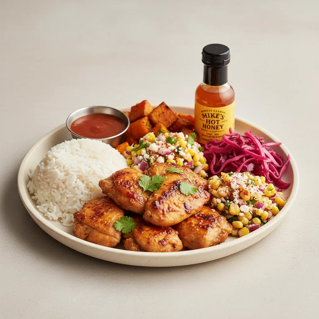 Honey Adobo Chicken Market Plate Honey Adobo Chicken Market Plate