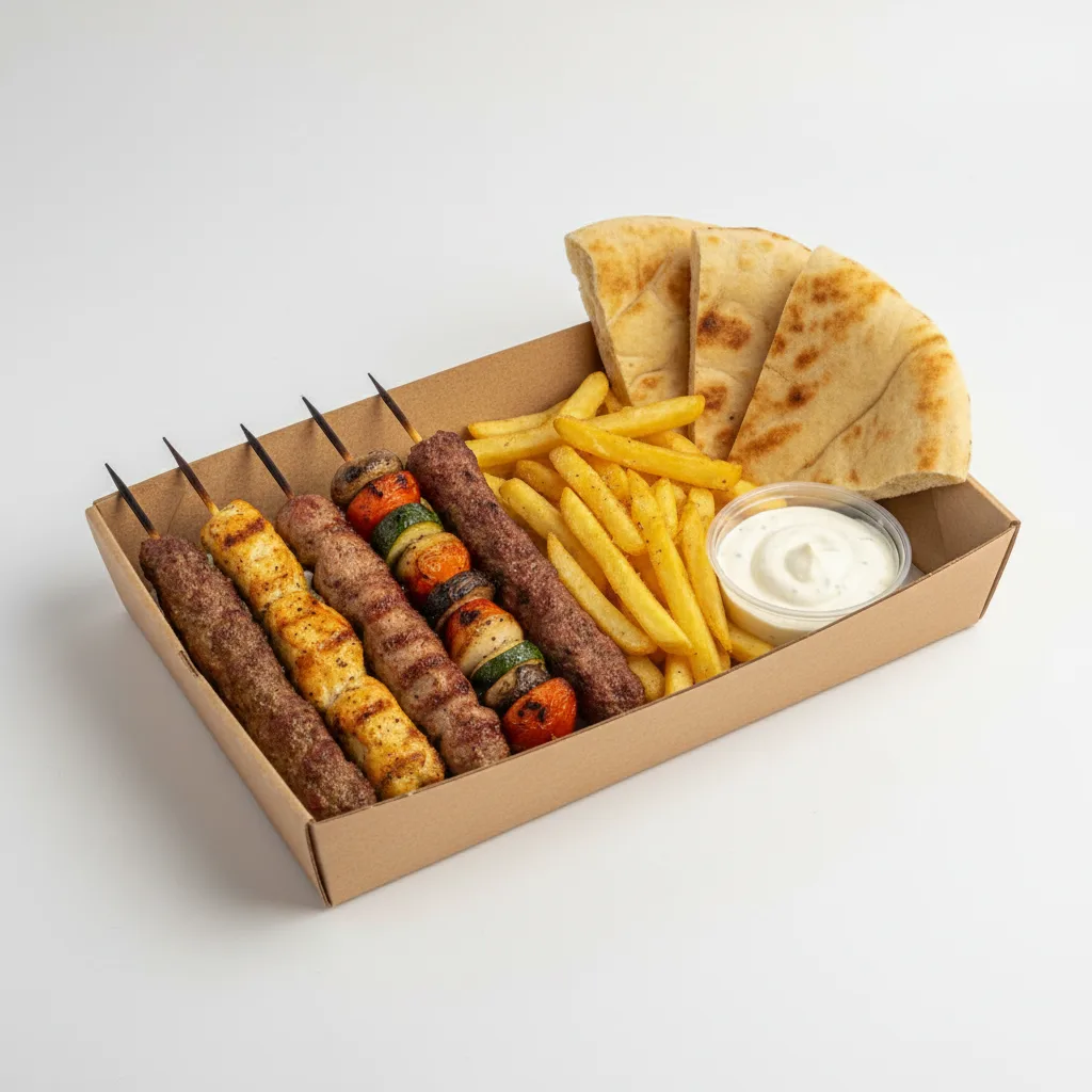 Kairos Mixed Souvlaki Box Kairos Mixed Souvlaki Box
