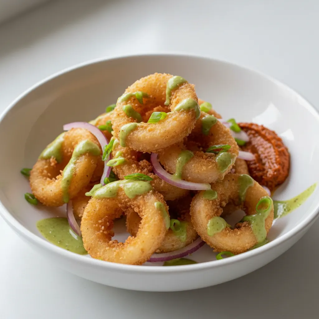 Crispy Calamari Salad Crispy Calamari Salad
