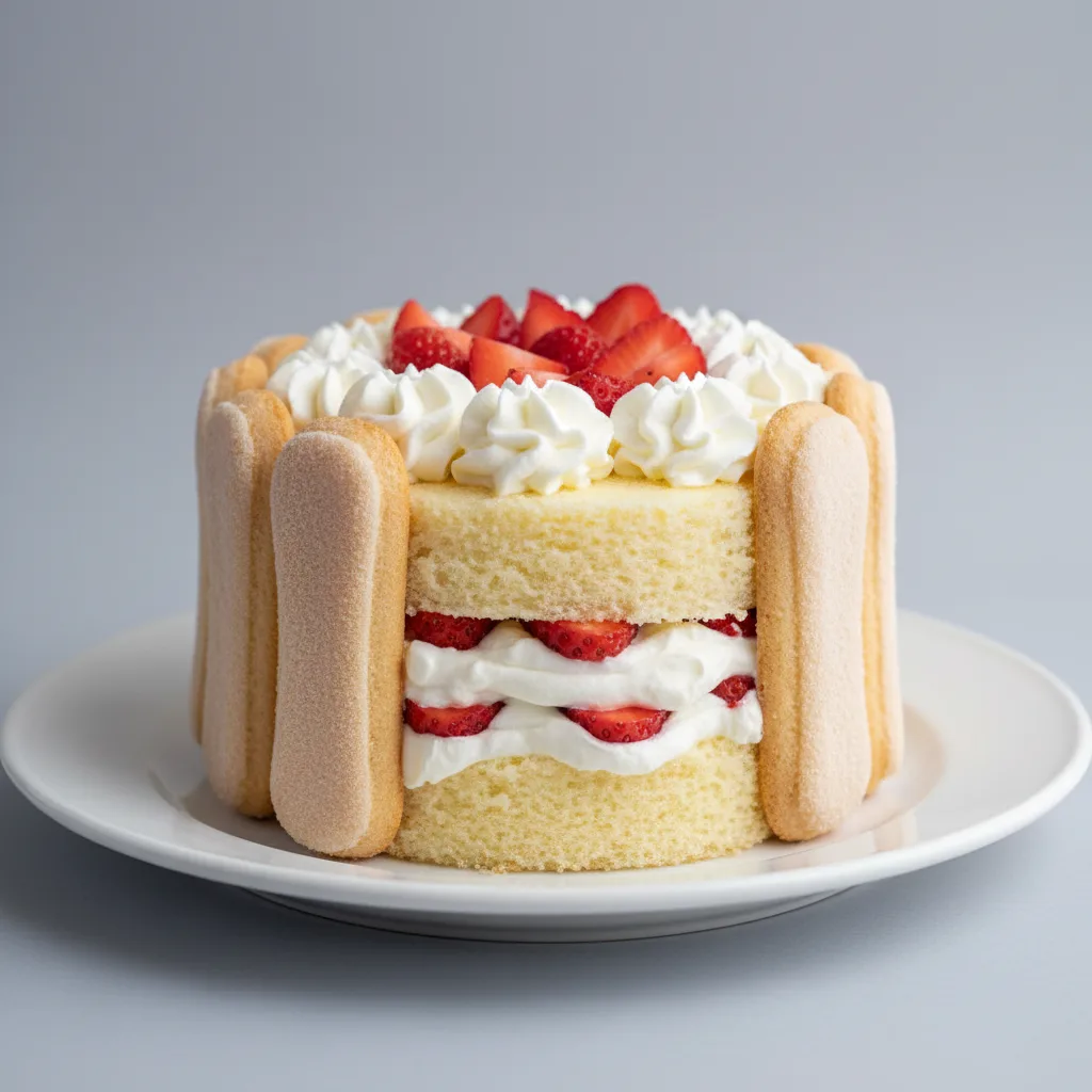 Strawberries and Cream Cake