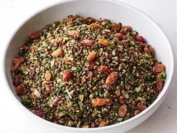 Lentils, Bulgur and Sun-dried Tomatoes