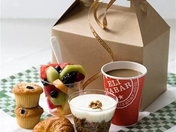 The Breakfast Box — Everything Bagel with Cream Cheese, Raisin Danish, Orange Juice
