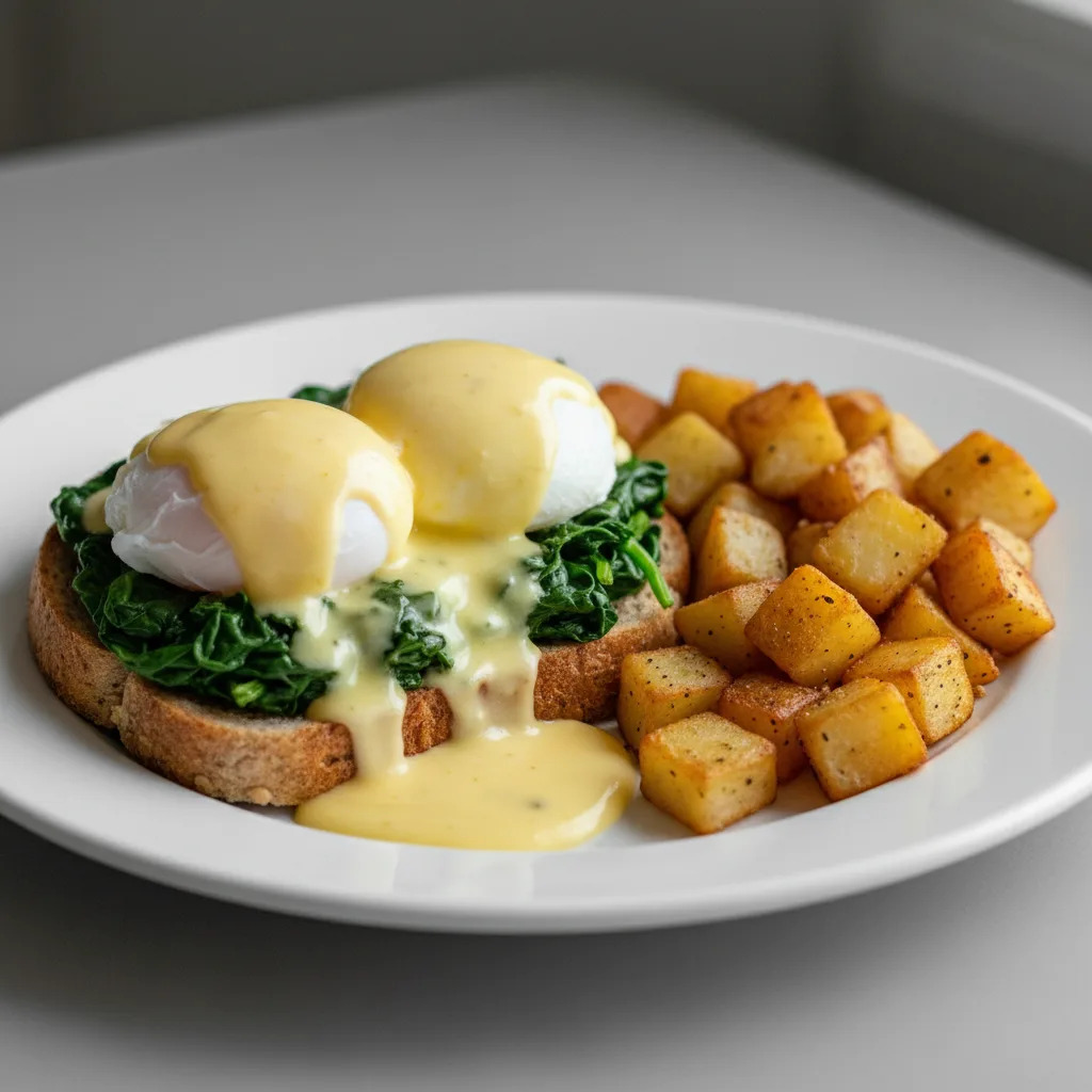 Eggs Florentine and Hollan-Daisy Sauce Eggs Florentine and Hollan-Daisy Sauce