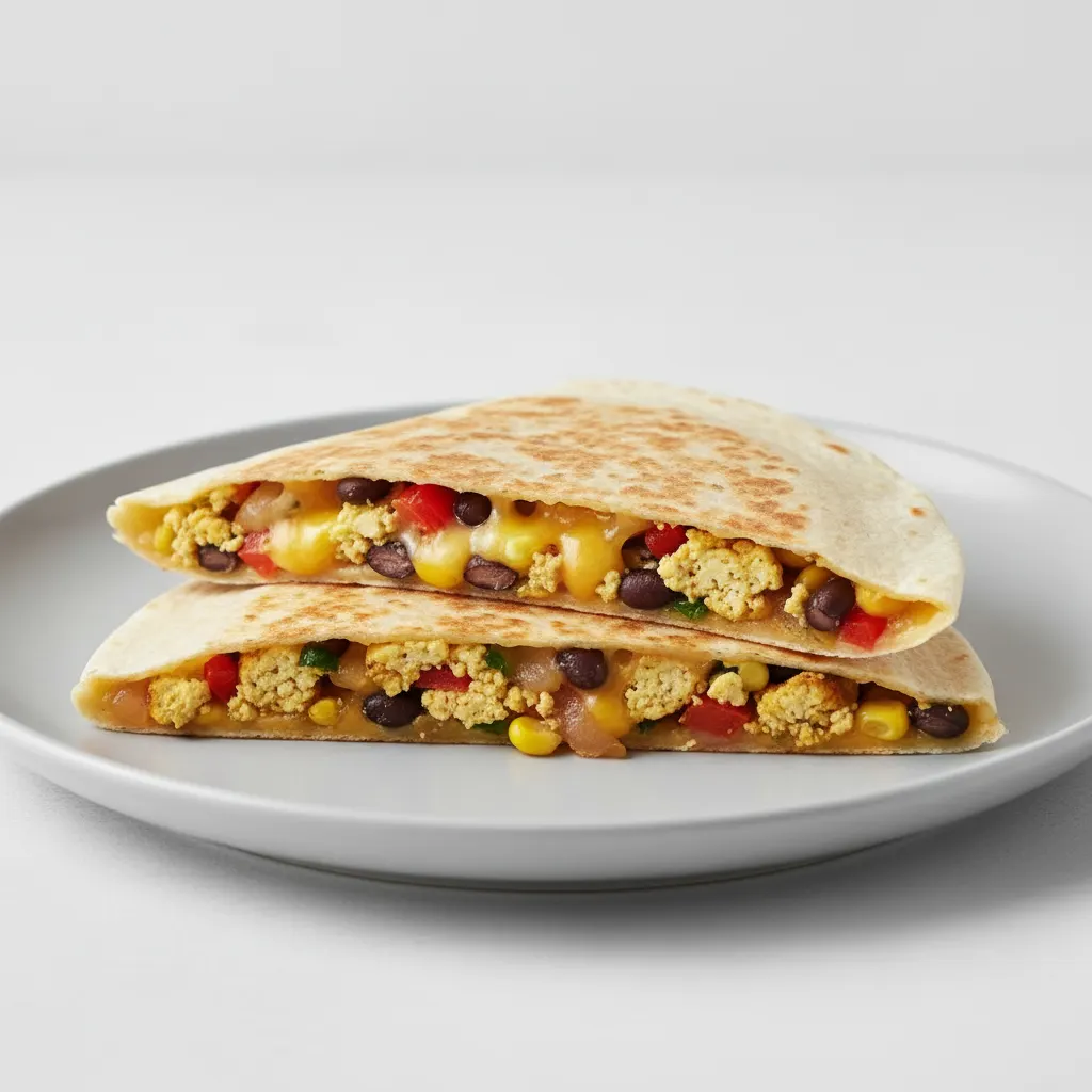 Vegan Breakfast Quesadilla Vegan Breakfast Quesadilla