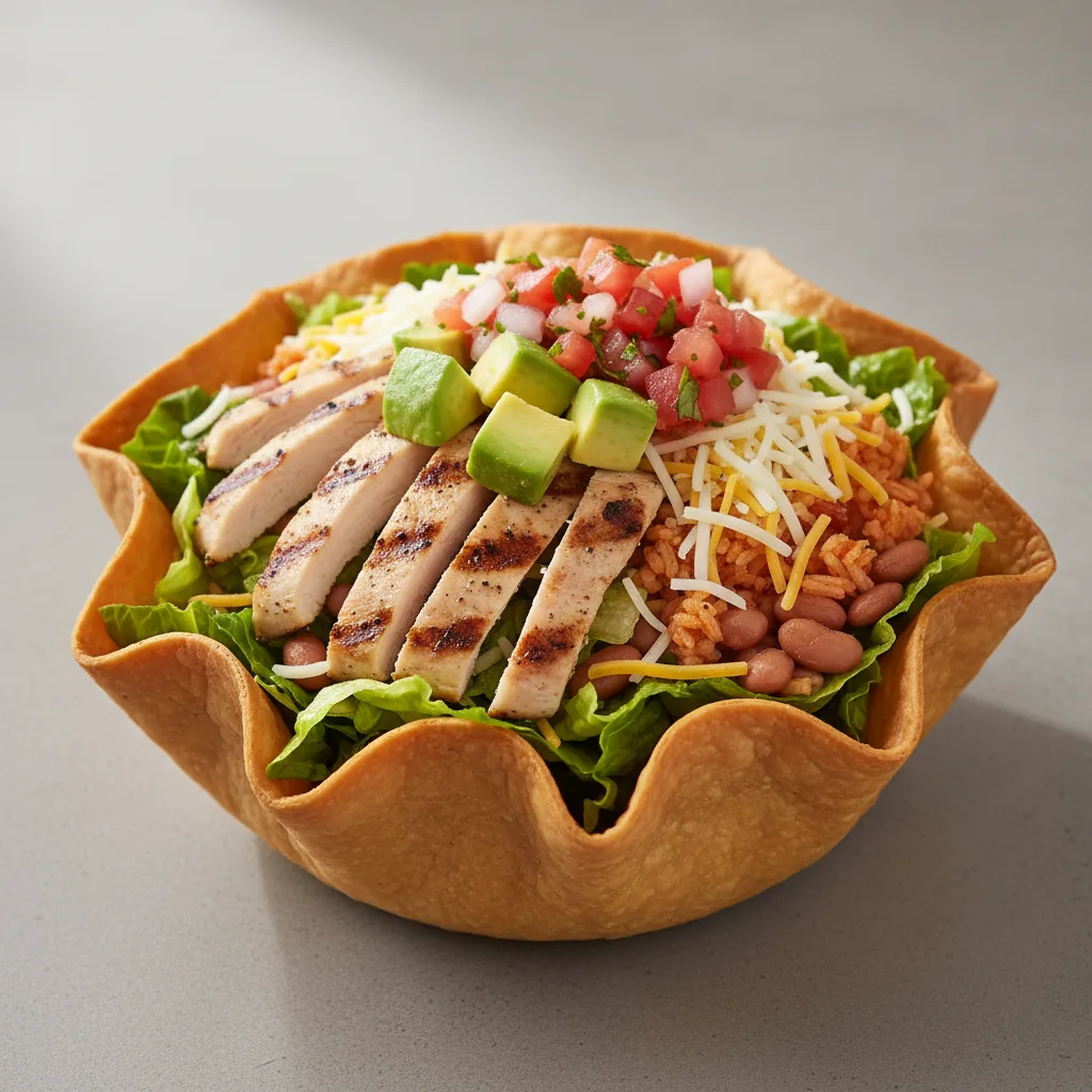 Chicken Tostada Salad Chicken Tostada Salad
