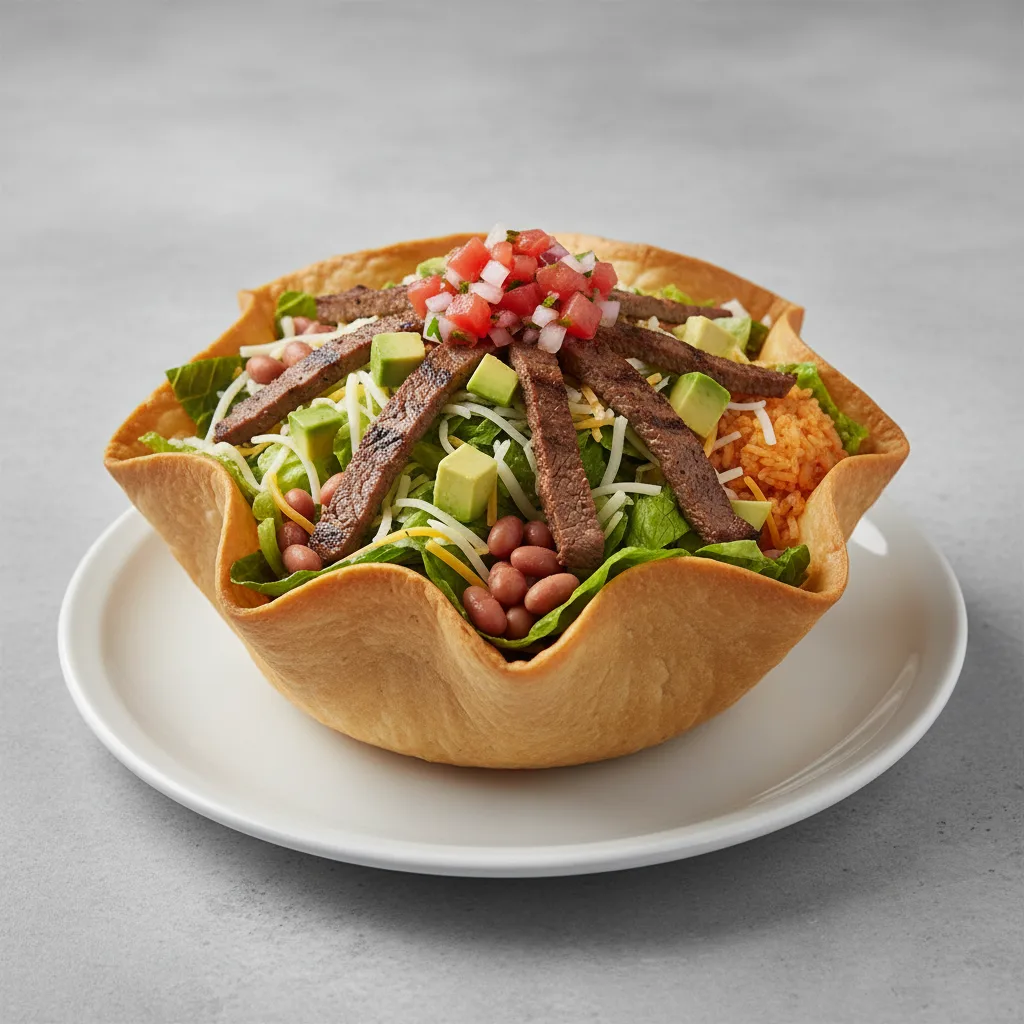 Beef Tostada Salad Beef Tostada Salad