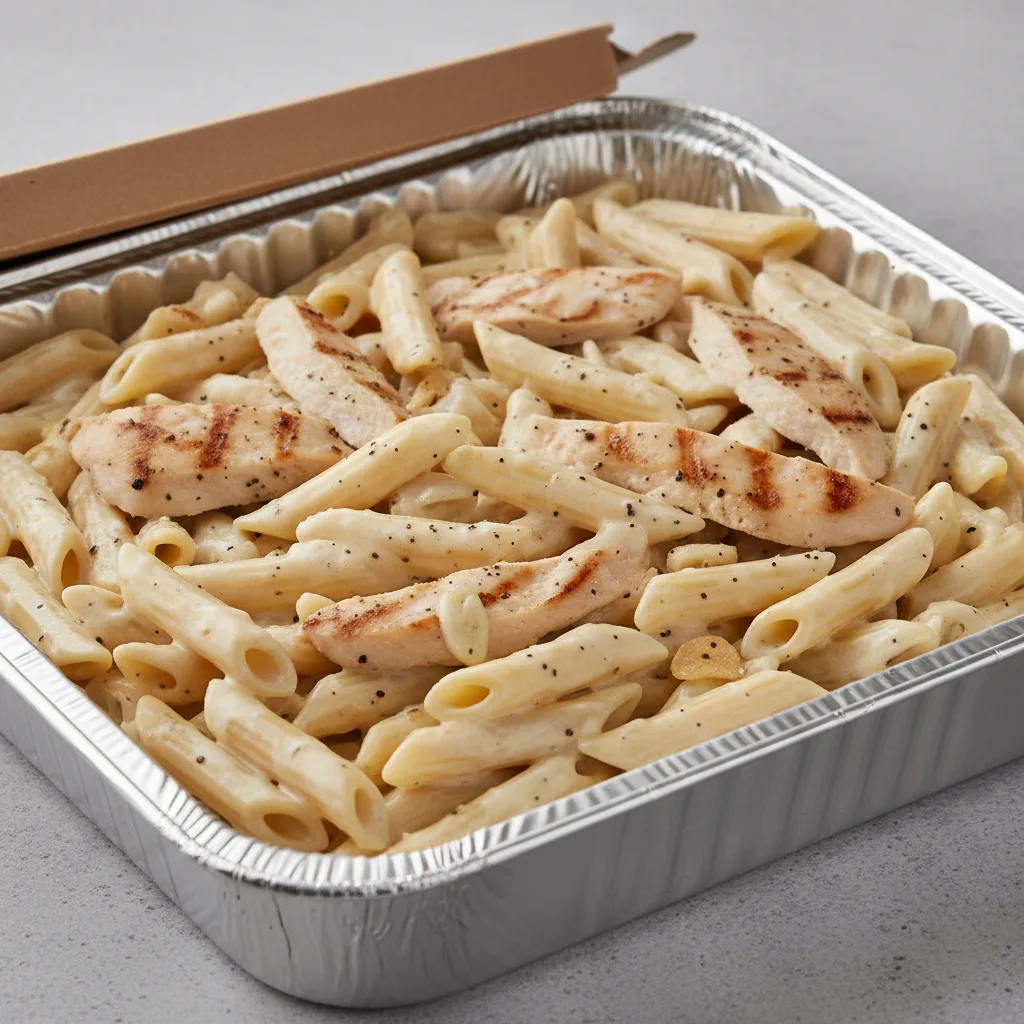Garlic Chicken Alfredo Tray Garlic Chicken Alfredo Tray