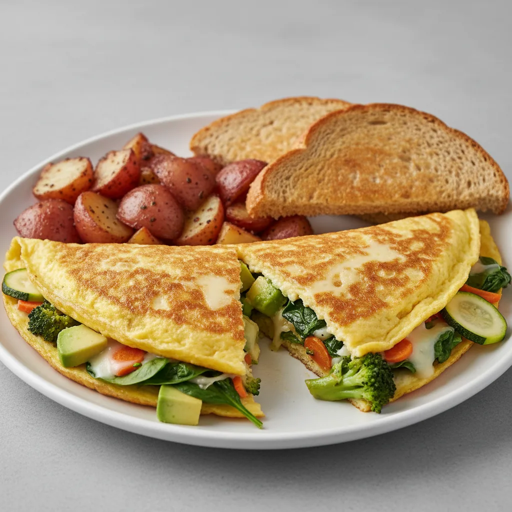 Gluten Free Toast Garden Medley Omelet Gluten Free Toast Garden Medley Omelet