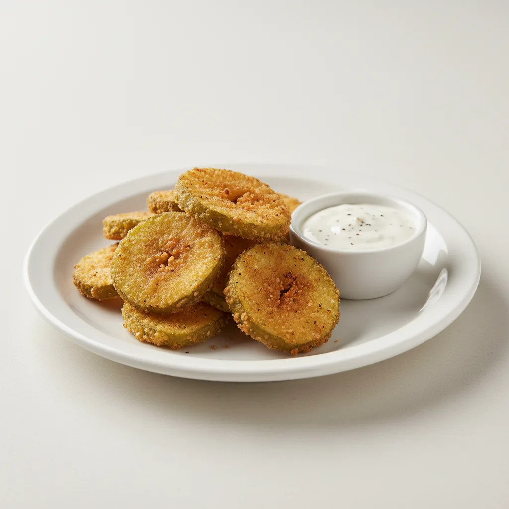 Fried Pickles with Ranch