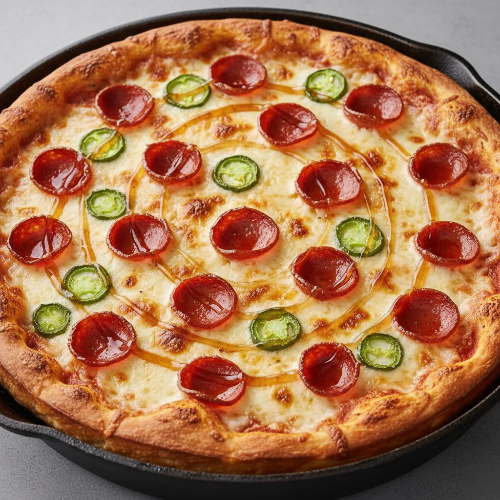 Pan Sweet and Spicy Pizza