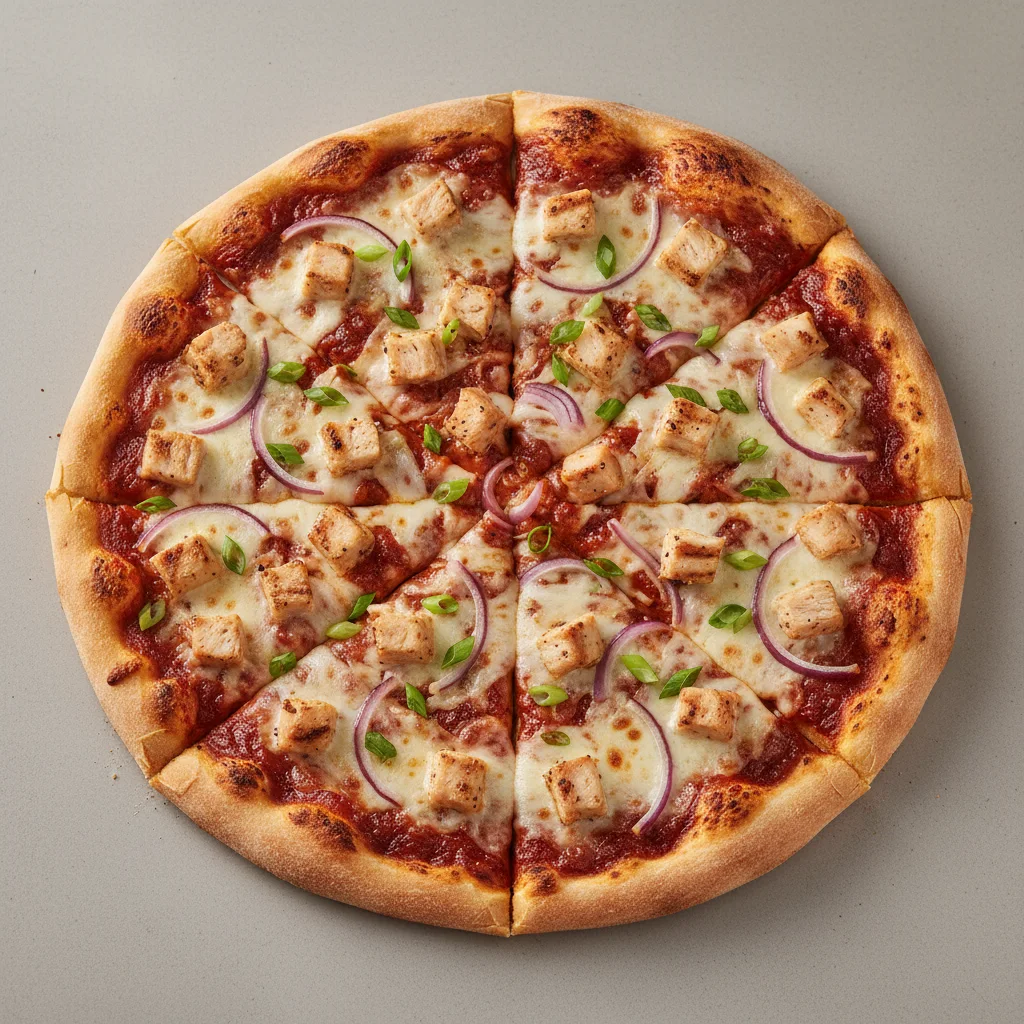 10-inch Thin Gluten-Free BBQ Chicken Pizza