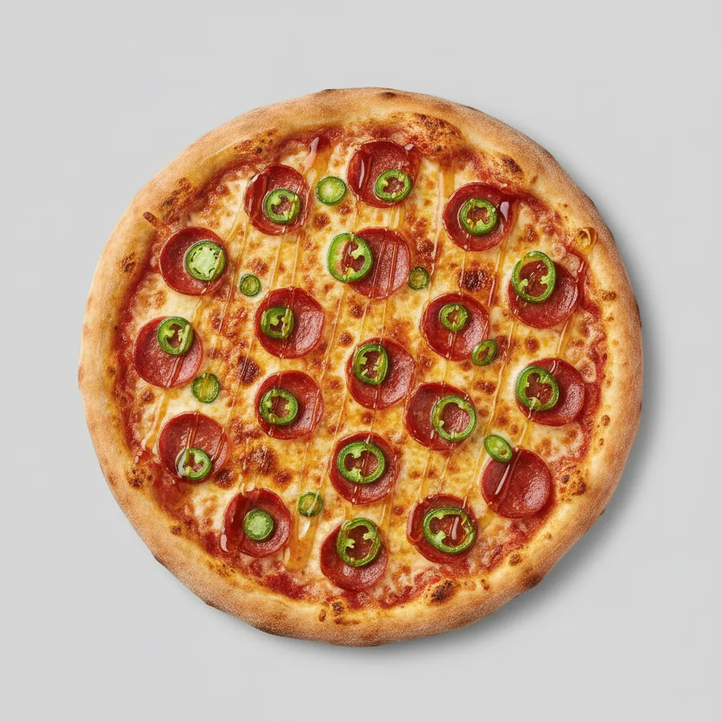 Thin Crust Sweet and Spicy Pizza