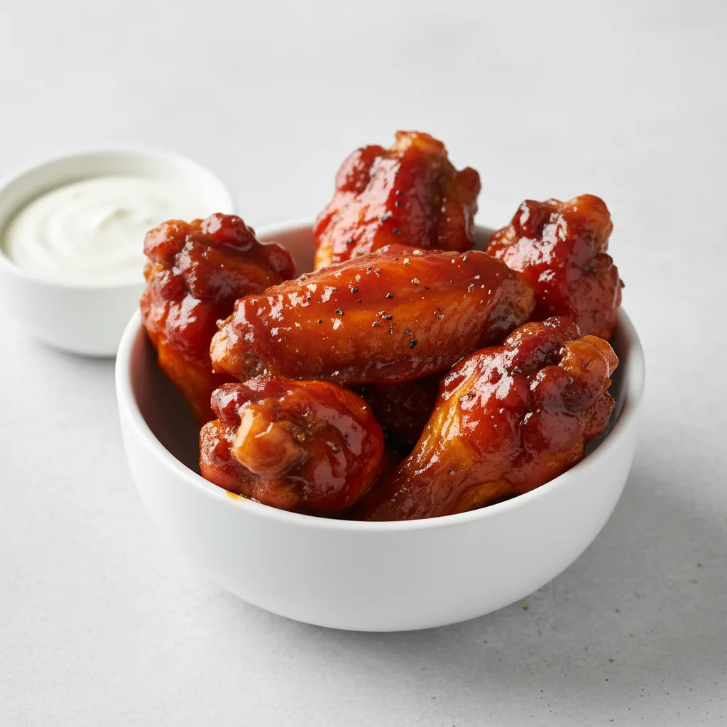 Sweet BBQ Chicken Wings (6 Pieces)
