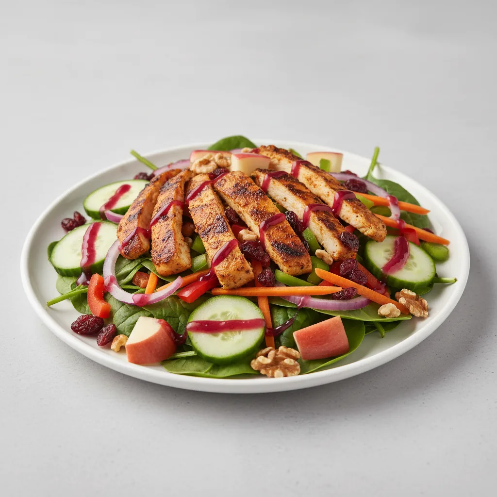 Jerk Chicken, Apple and Walnut Salad Jerk Chicken, Apple and Walnut Salad
