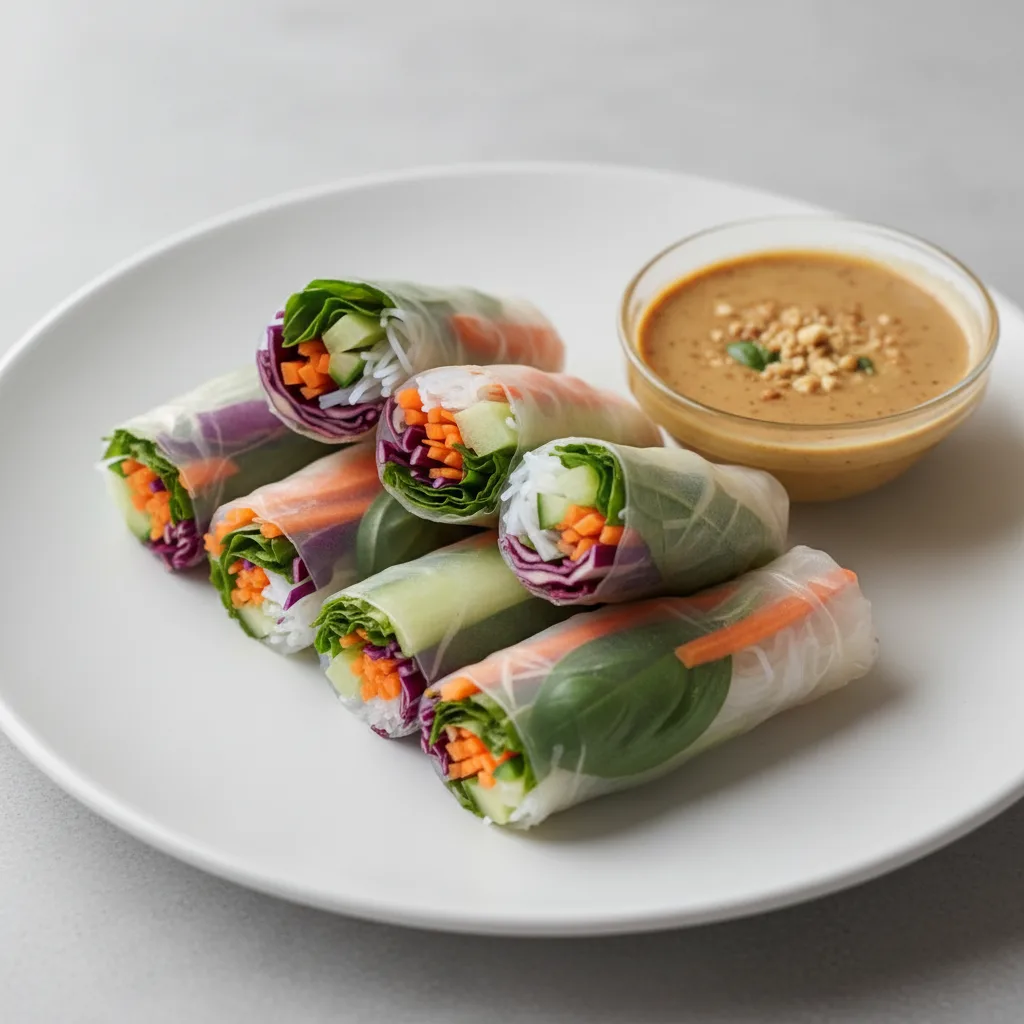 Vegan Rice Paper Spring Rolls Vegan Rice Paper Spring Rolls