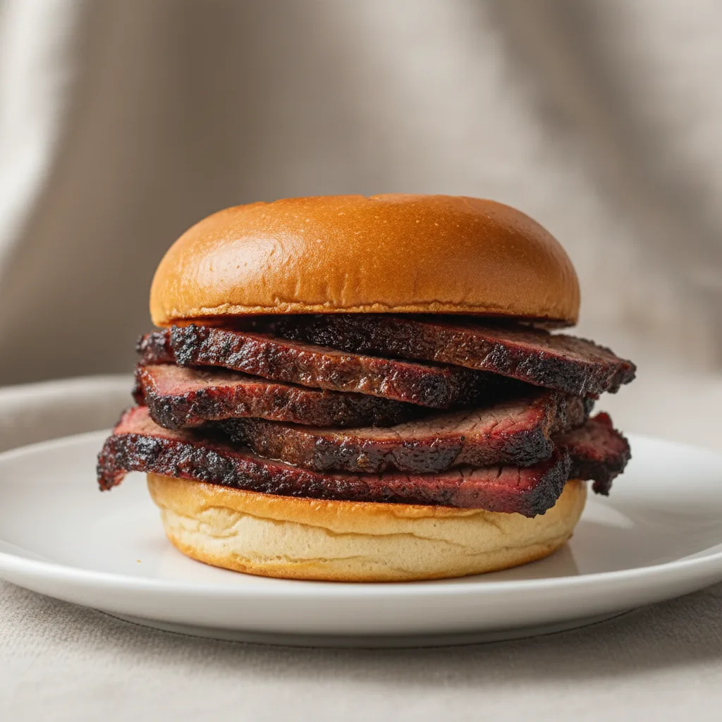 Slow-Roasted Brisket Sandwich Slow-Roasted Brisket Sandwich