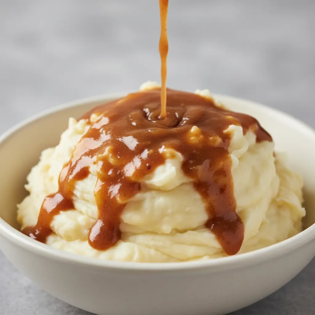 Mashed Potatoes with Gravy Mashed Potatoes with Gravy