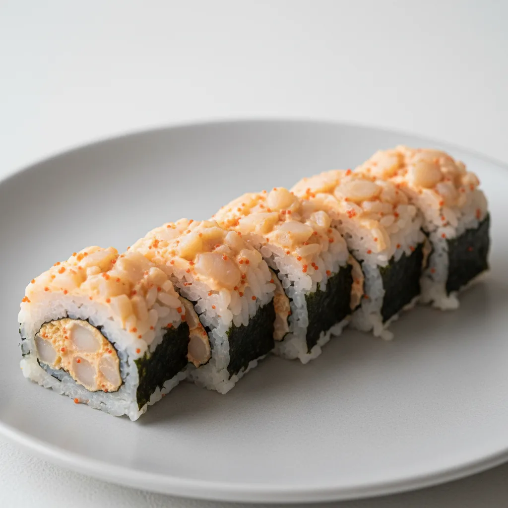 Spicy Scallop Cutup Rolls Spicy Scallop Cutup Rolls