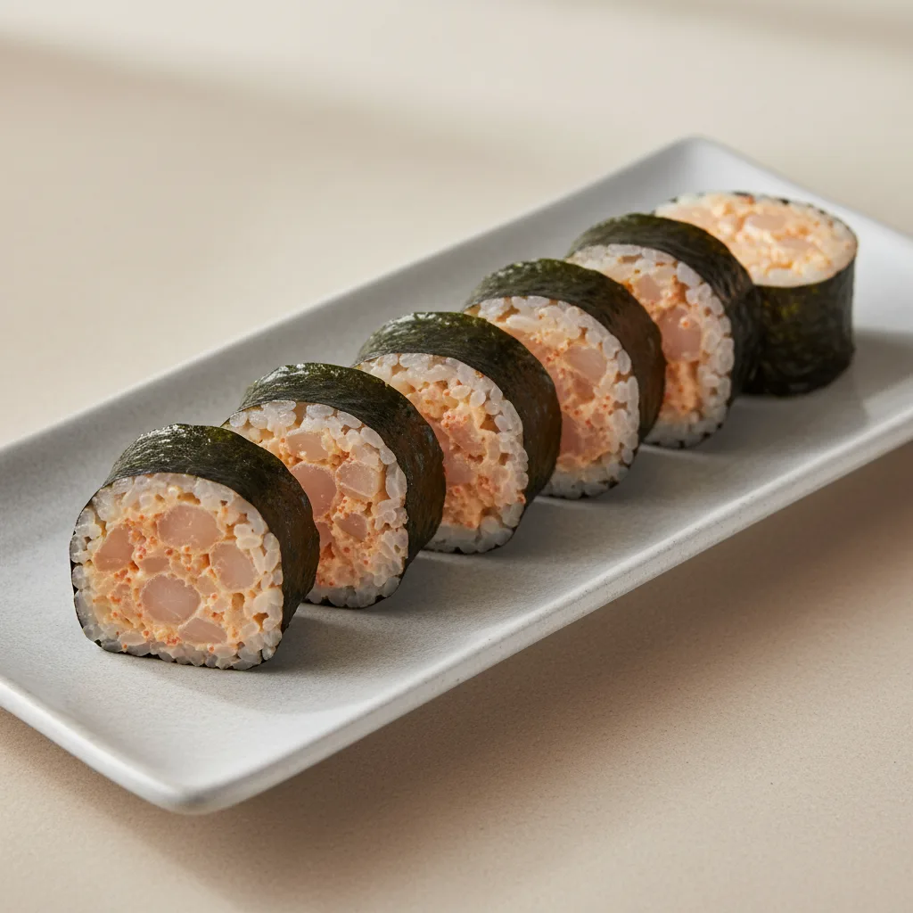 Spicy Scallop Handrolls Spicy Scallop Handrolls