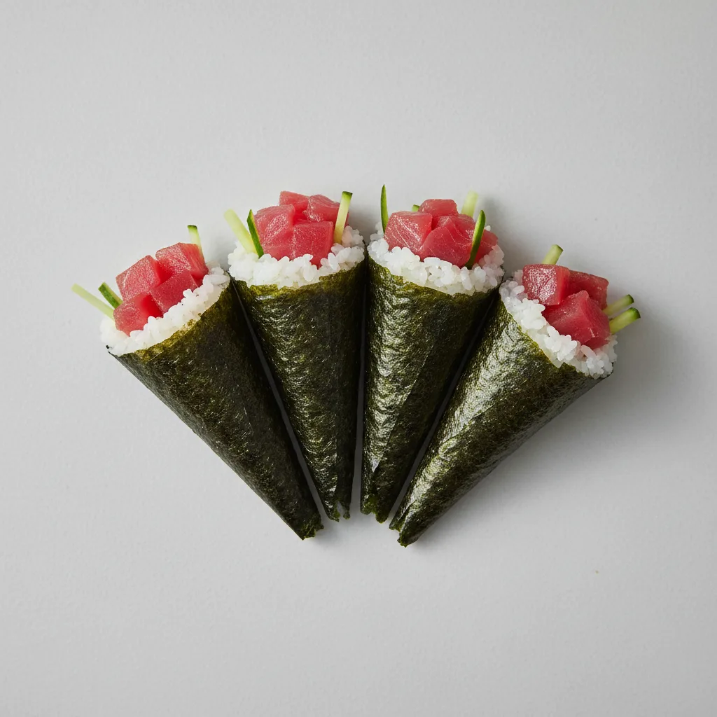 Yellowfin Tuna Handrolls Yellowfin Tuna Handrolls