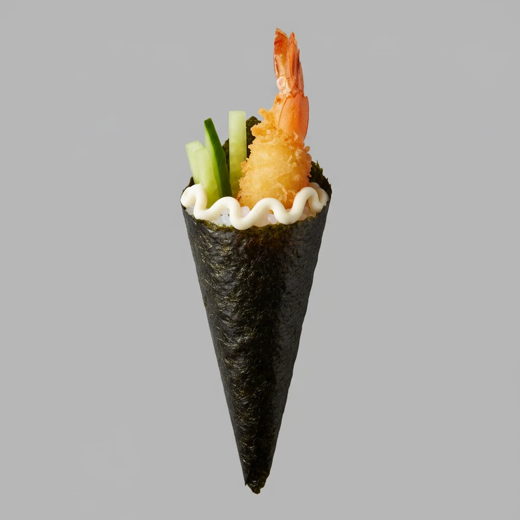 Shrimp Tempura Handroll Shrimp Tempura Handroll