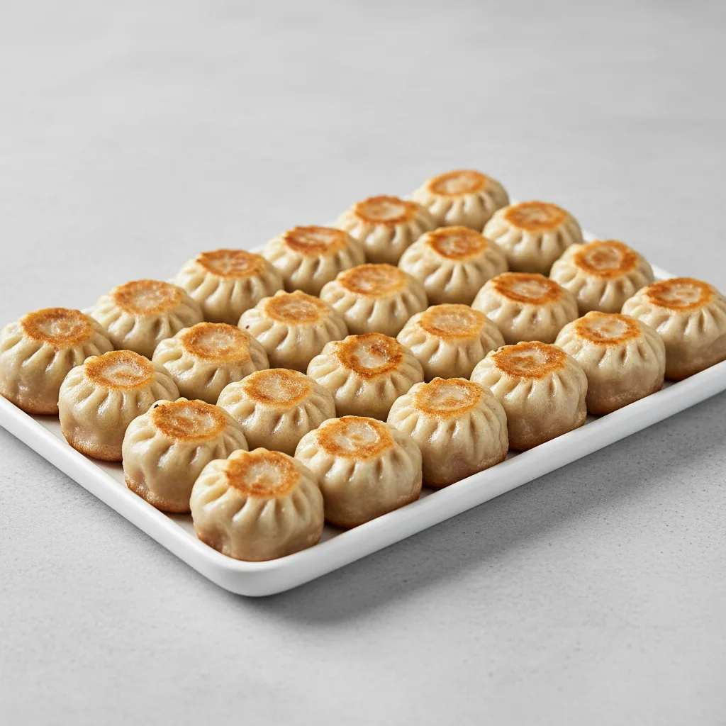 Pork Pan Fry Bao Tray Pork Pan Fry Bao Tray