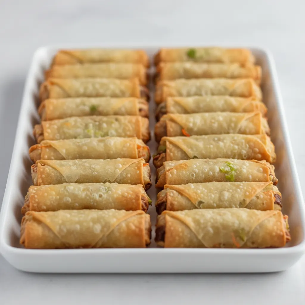 Vegetable Egg Roll Tray Vegetable Egg Roll Tray