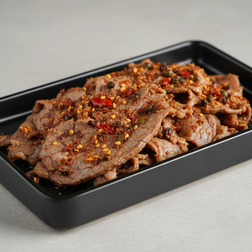 Mala Dry Pot Beef Tray Mala Dry Pot Beef Tray
