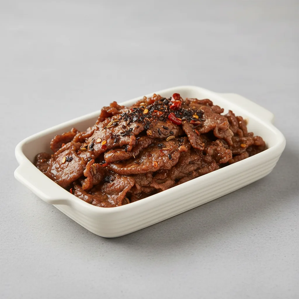 Spicy Cumin Beef Tray Spicy Cumin Beef Tray