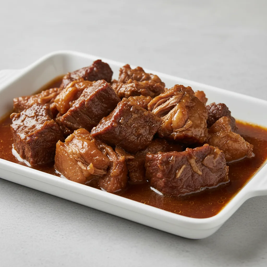Stewed Beef Brisket Tray Stewed Beef Brisket Tray