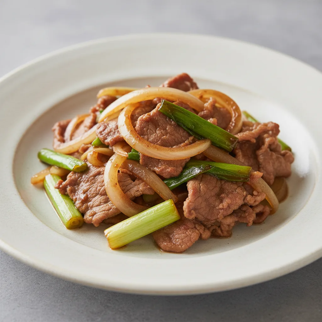 Stir-Fried Onion Lamb Stir-Fried Onion Lamb