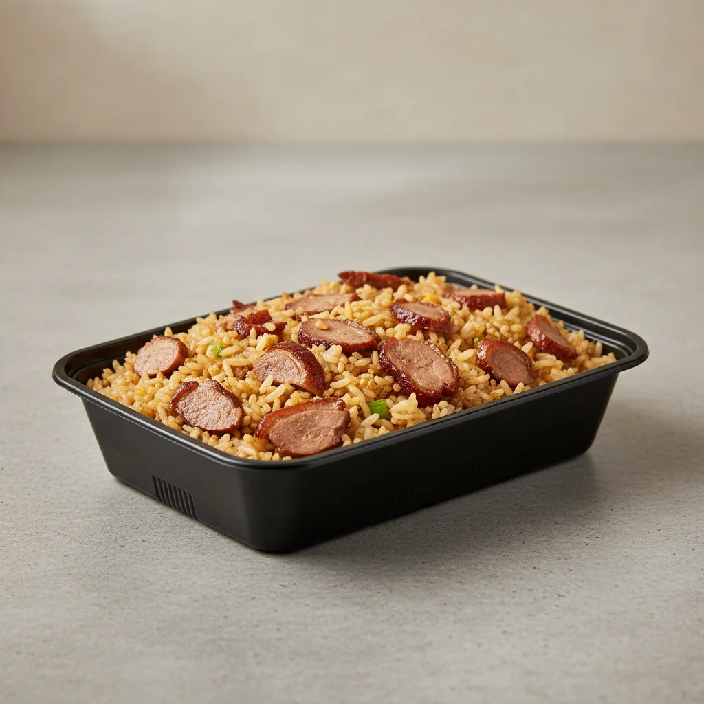 Roast Duck Fried Rice Tray Roast Duck Fried Rice Tray