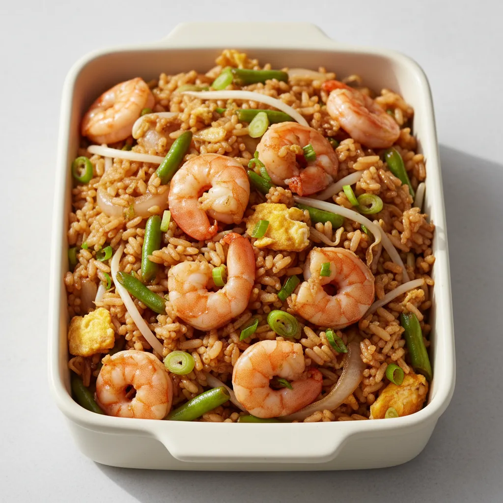 Shrimp Fried Rice Tray Shrimp Fried Rice Tray