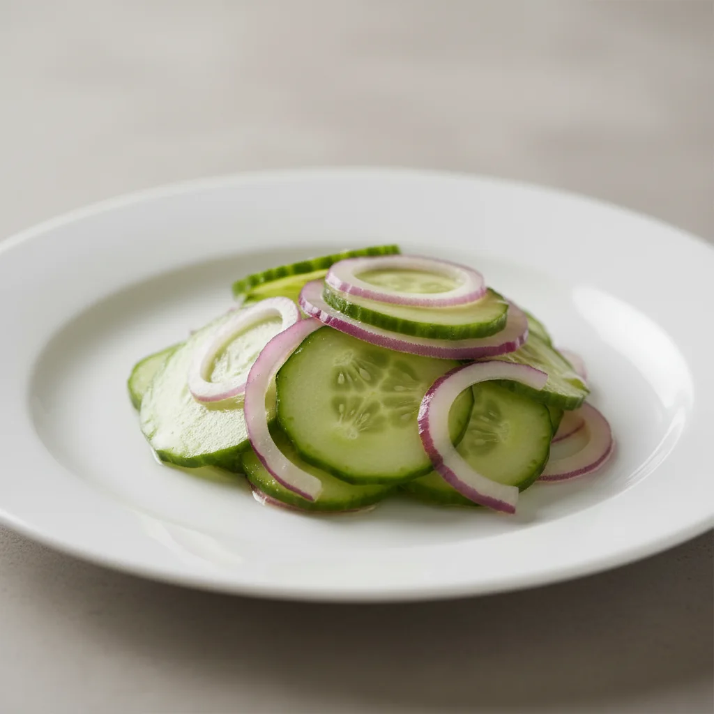 Cucumber and Onion Cucumber and Onion