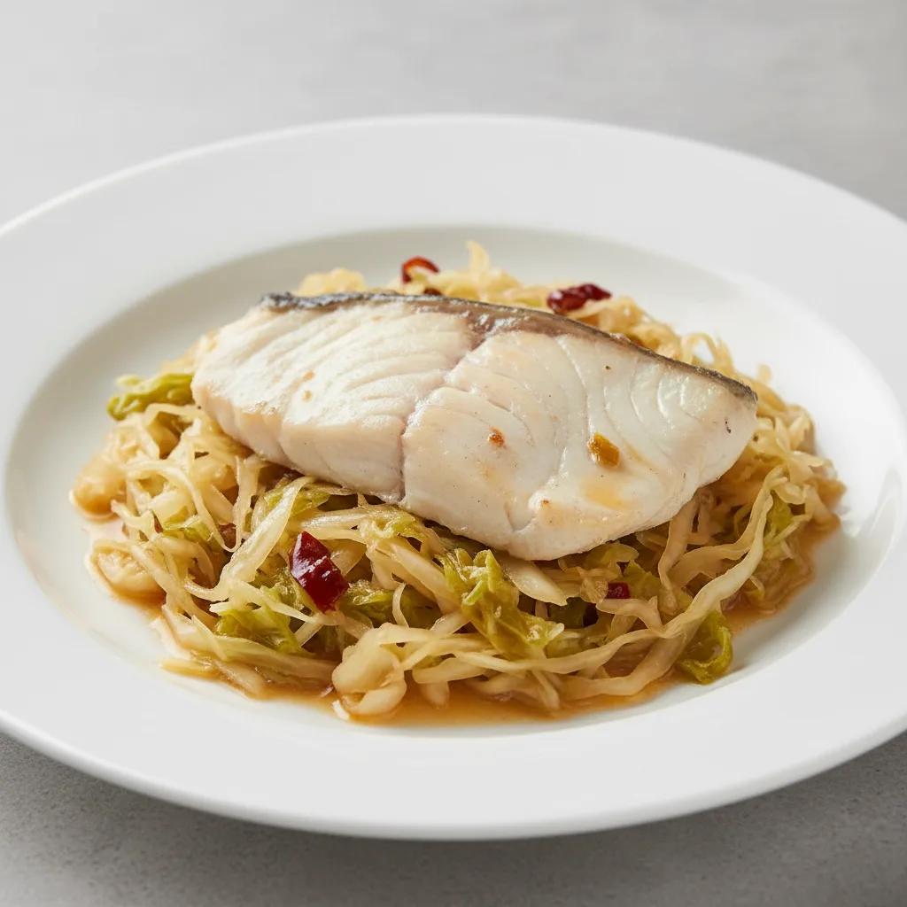 Vine Pepper Sauerkraut Fish Fillet Vine Pepper Sauerkraut Fish Fillet