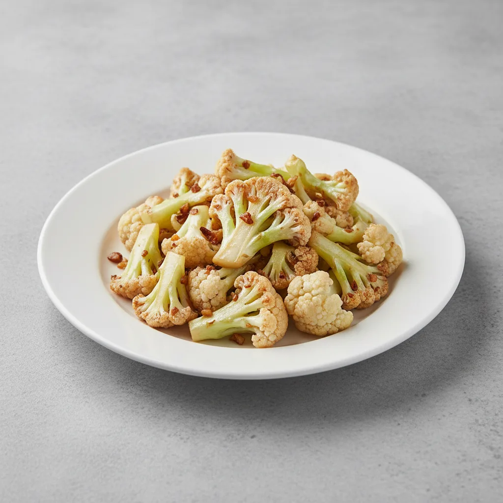 Garlic Stir-Fried Chinese Cauliflower Garlic Stir-Fried Chinese Cauliflower