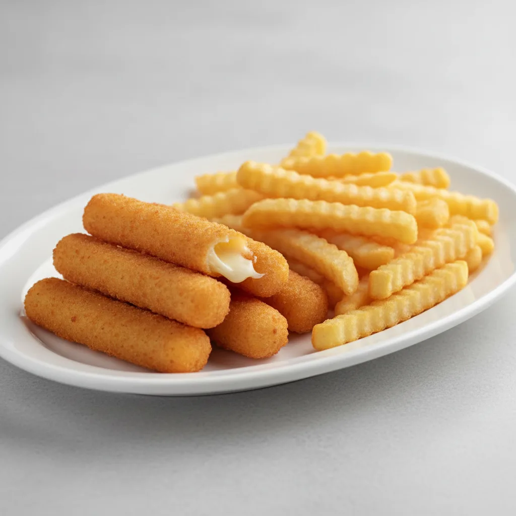Cheese Sticks and French Fries Cheese Sticks and French Fries