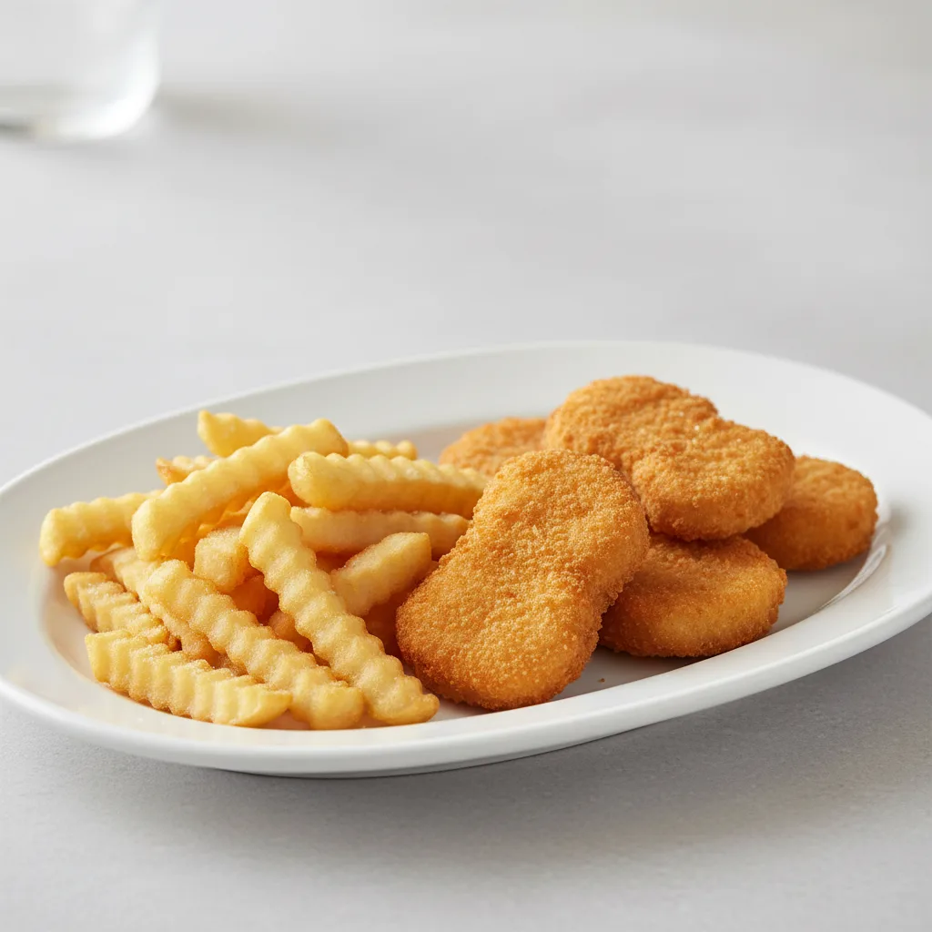 Chicken Nuggets and French Fries Chicken Nuggets and French Fries