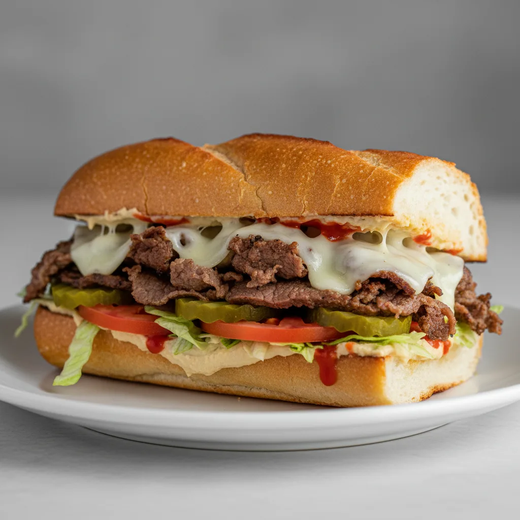 Philly Cheese Steak Sandwich Philly Cheese Steak Sandwich