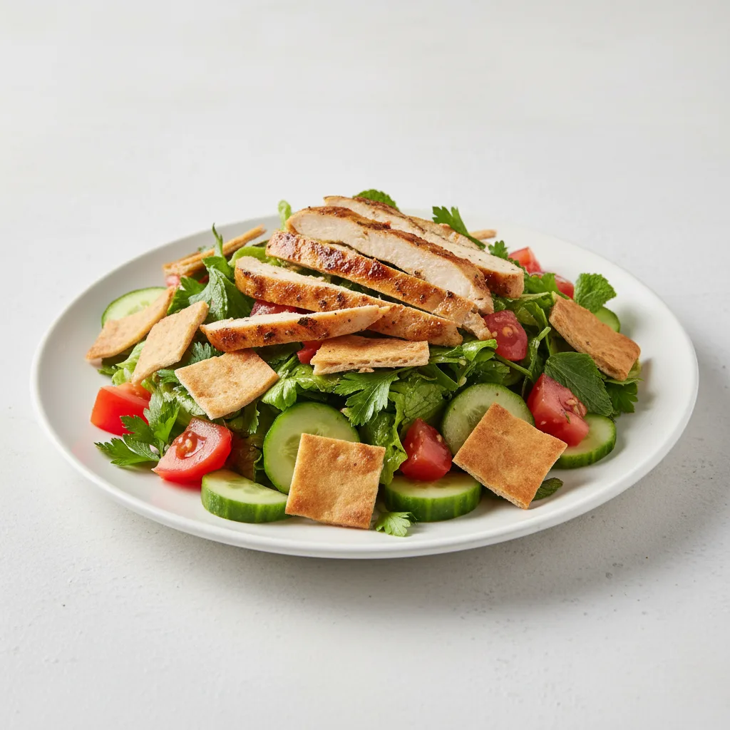 Fatouch Salad with Meat Fatouch Salad with Meat