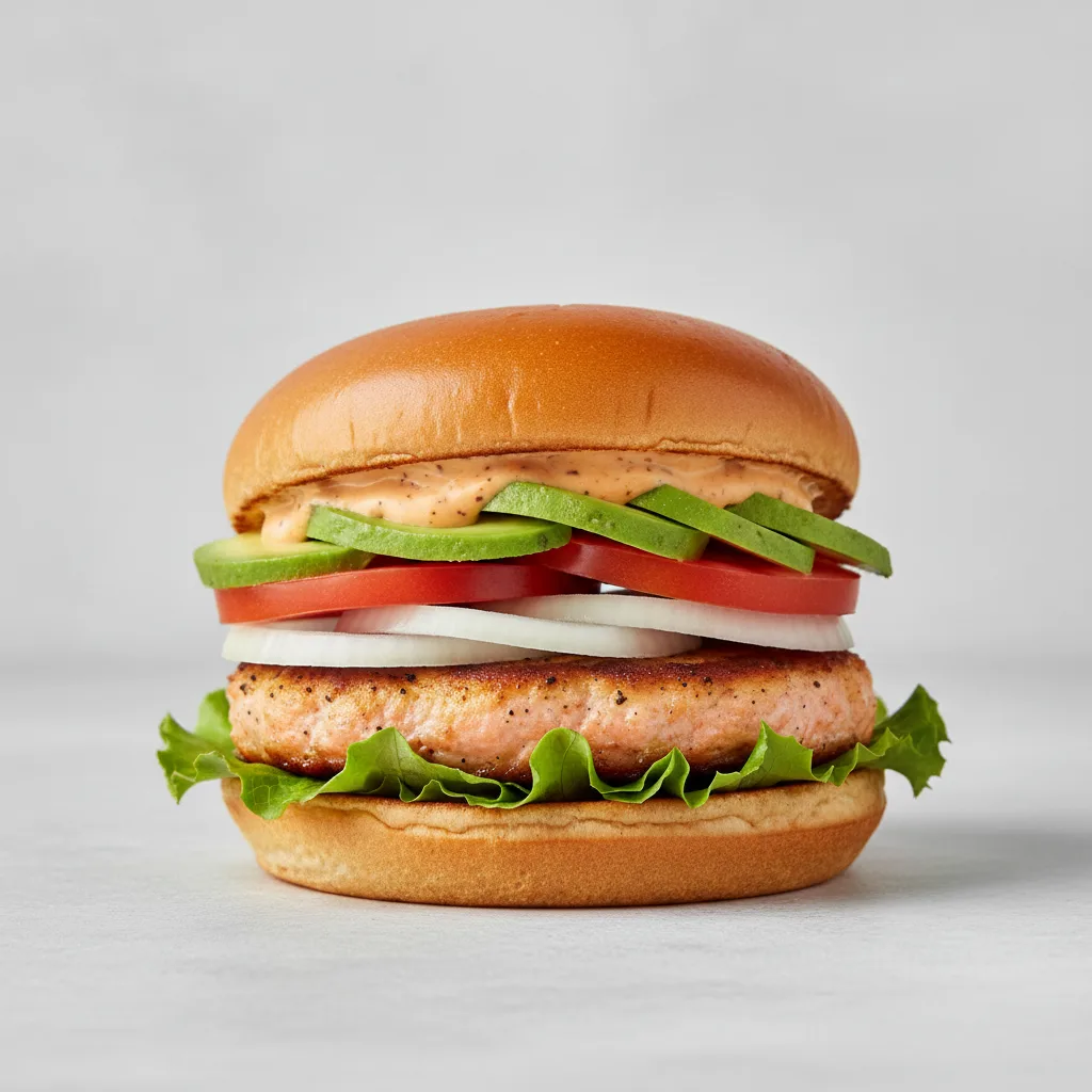 Alaskan Salmon Burger Alaskan Salmon Burger